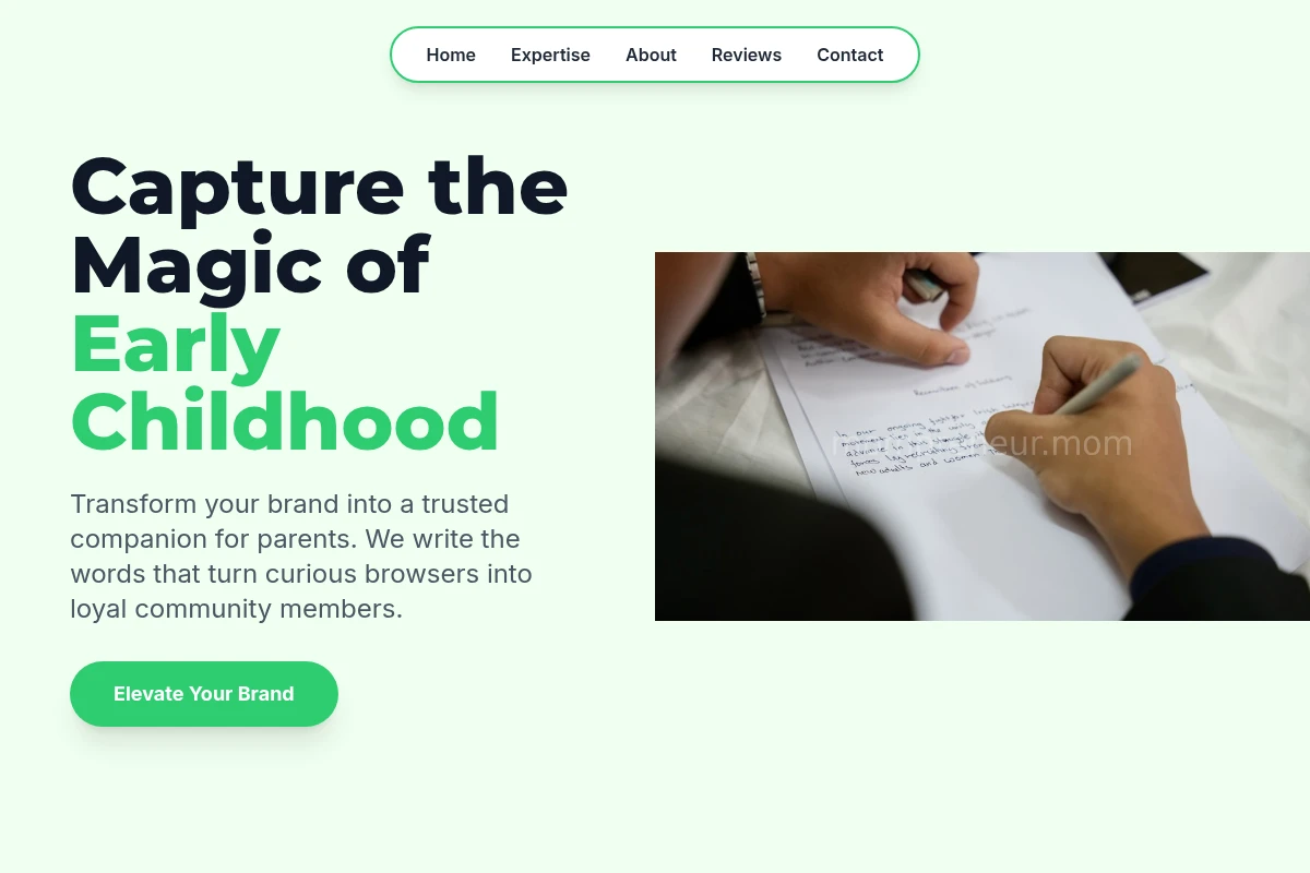 toddler Copywriting