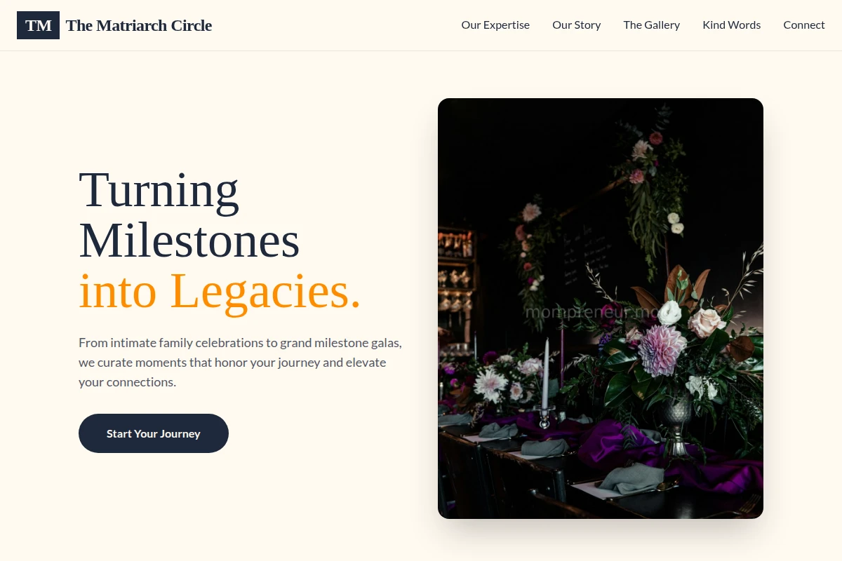warmth Event Planning